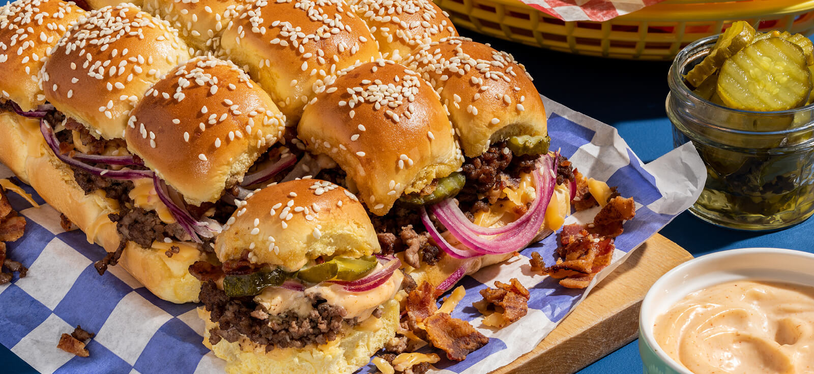 Bacon Cheeseburger Sliders