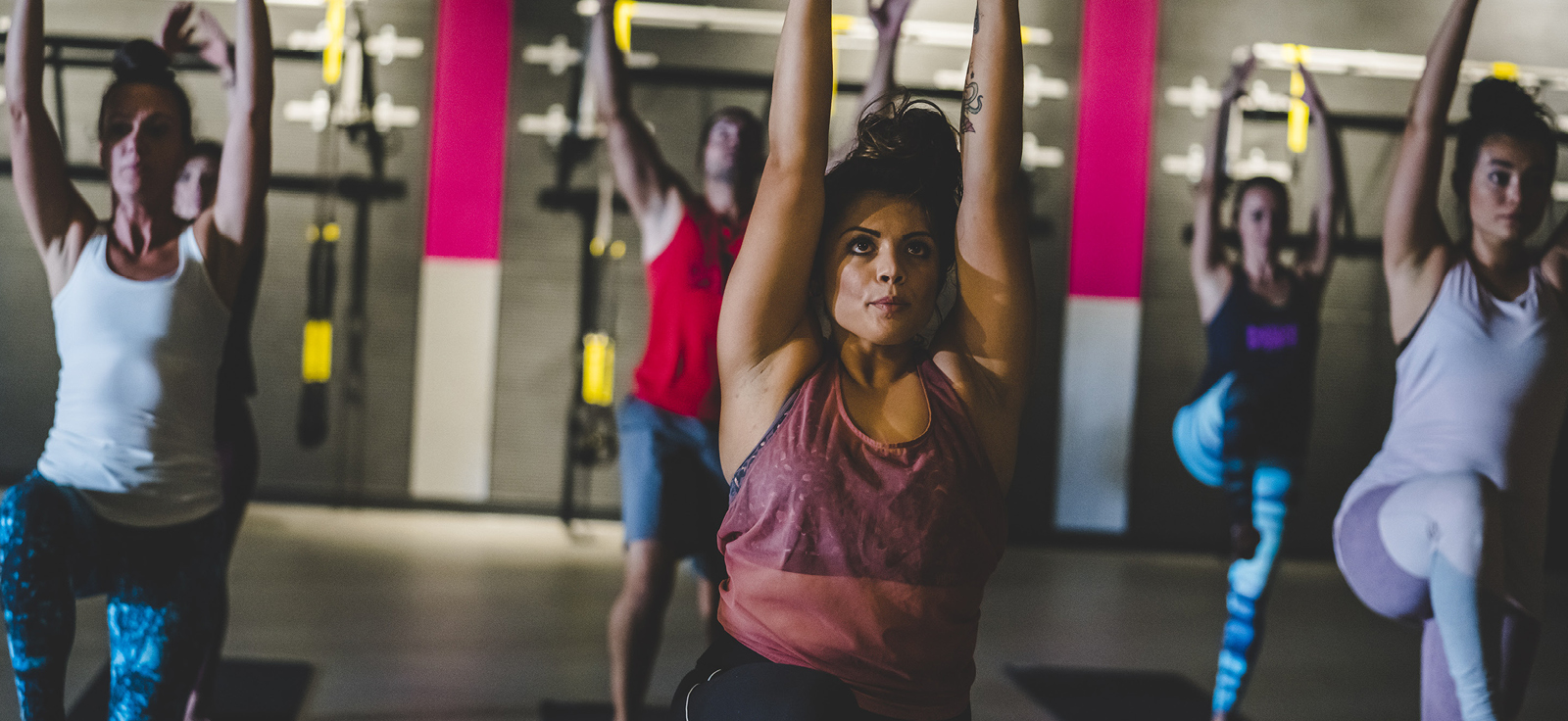 people in Yoga Class